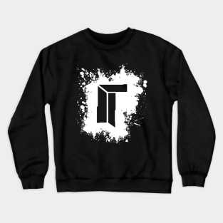 Titan Splat - White Crewneck Sweatshirt